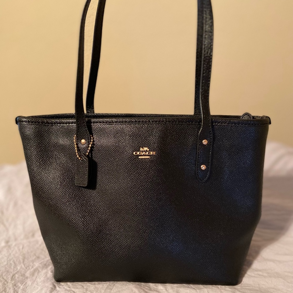Coach “Mini City” Zip Tote